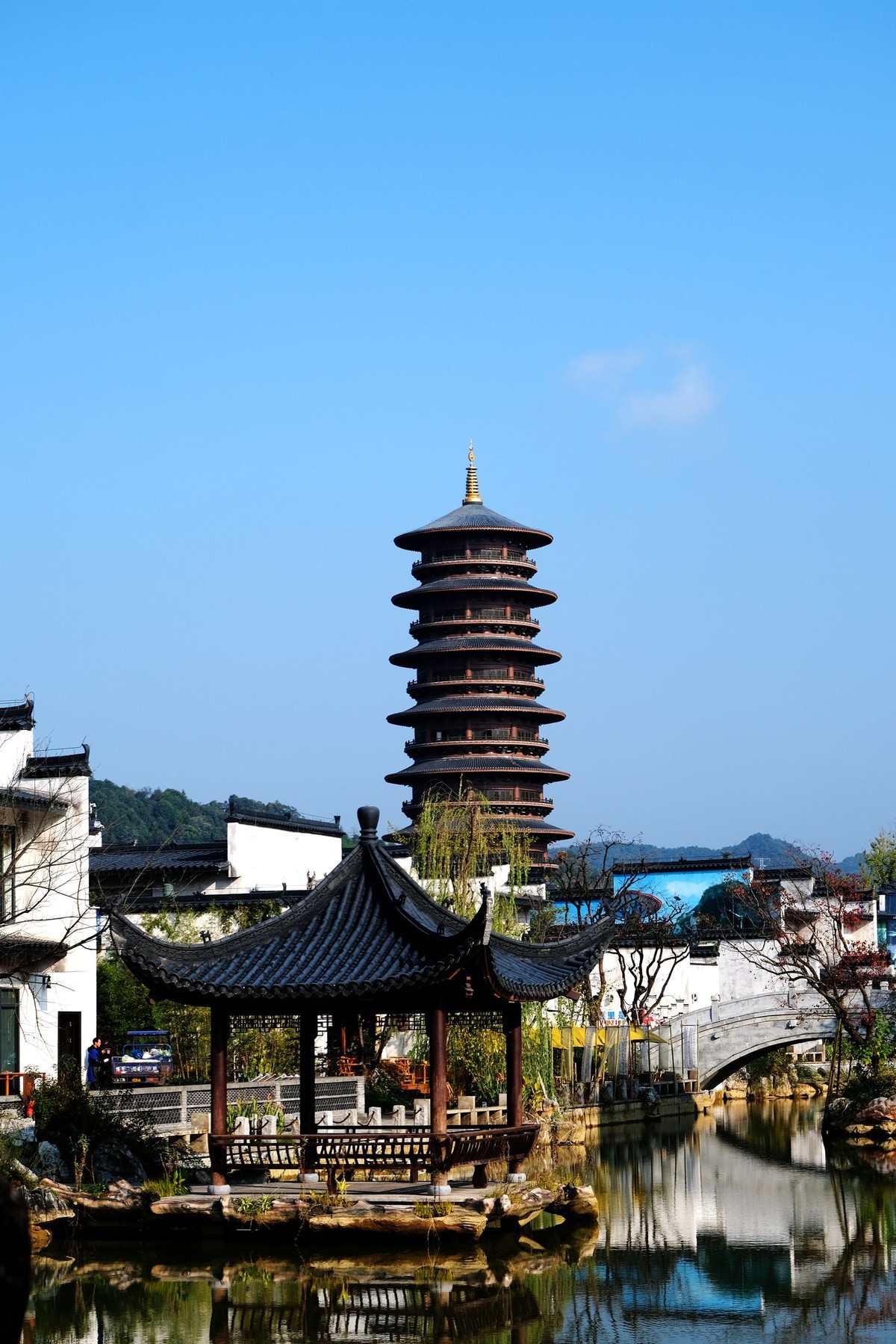 婺源县婺女洲景区风光