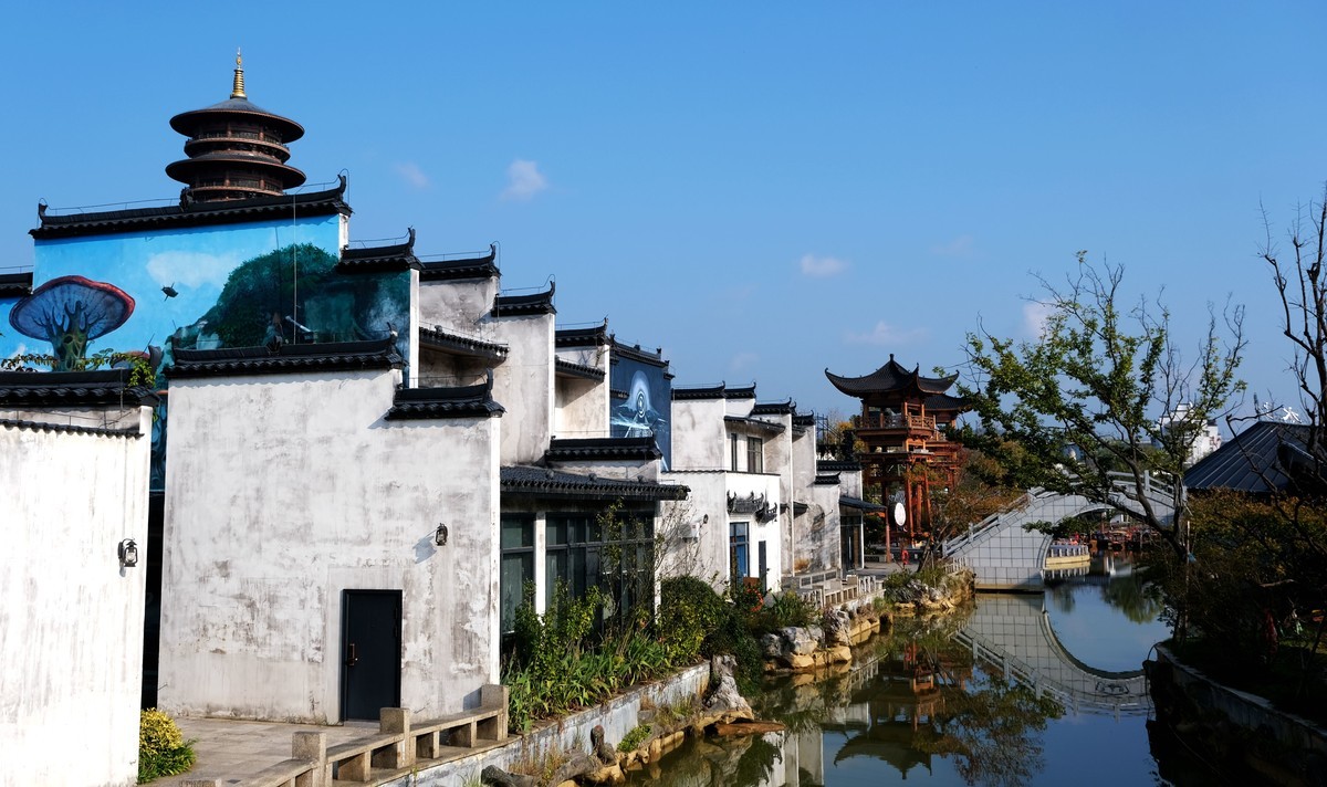 婺源县婺女洲景区风光