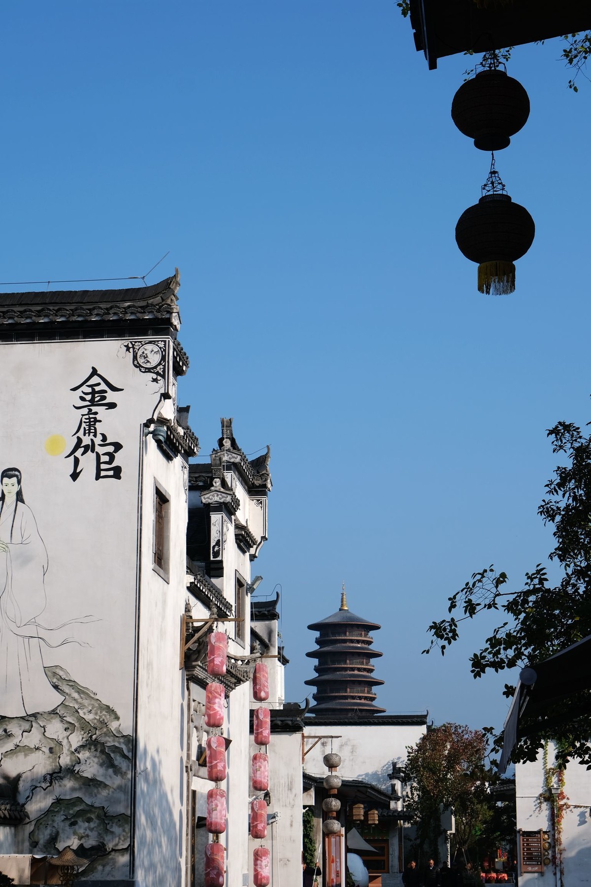 婺源县婺女洲景区风光