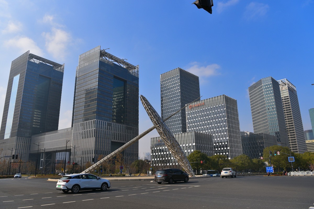 新年元旦，上海世纪广场壮丽风貌（上）