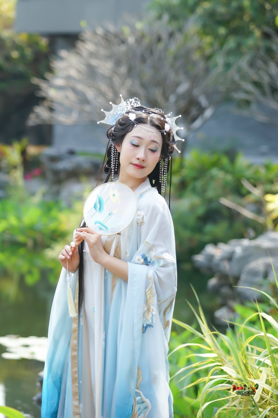 【蓝色人鱼美女】---银璐