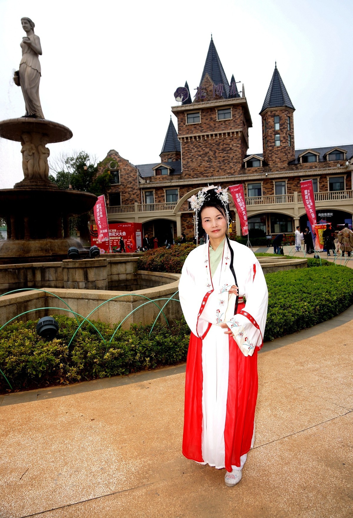环境人像---花博汇的古装美女！
