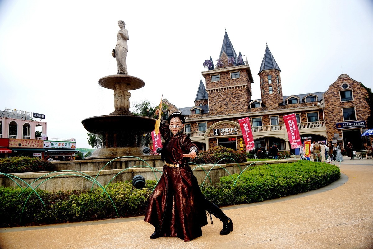 环境人像---花博汇的古装美女！