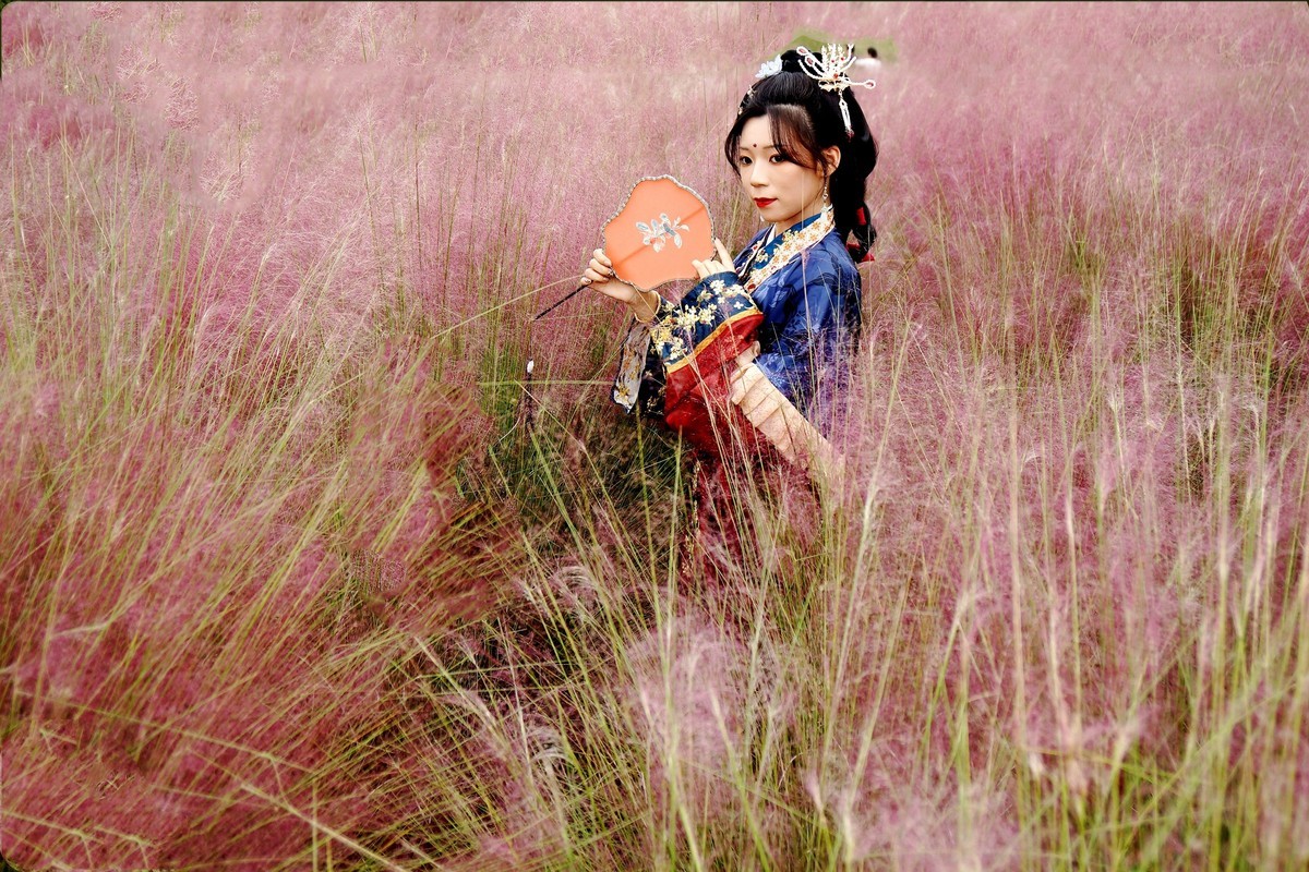 环境人像---花博汇的古装美女！