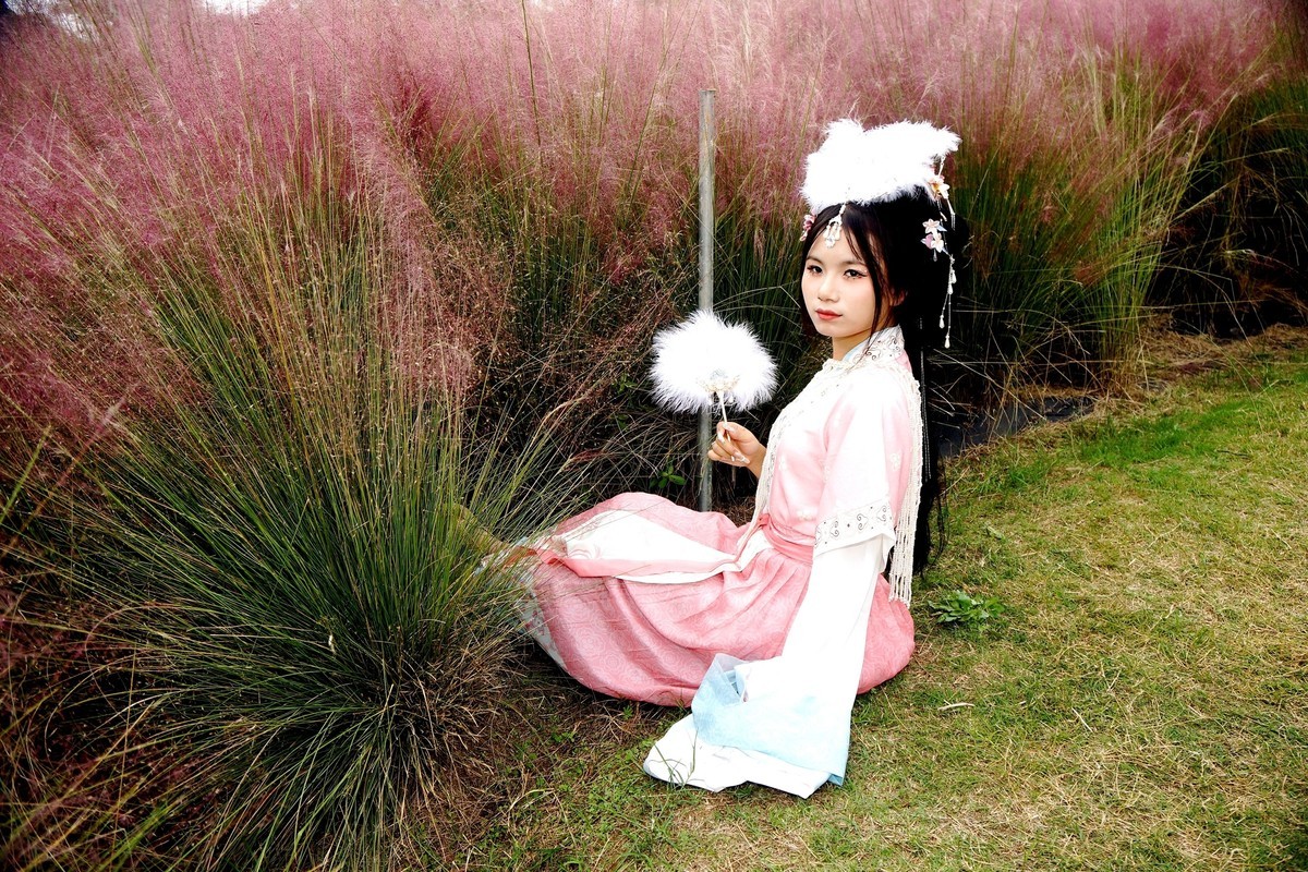 环境人像---花博汇的古装美女！