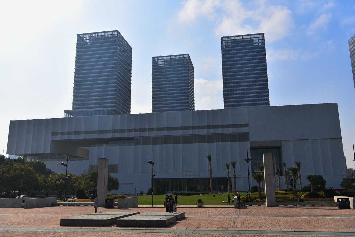 新年元旦，上海世纪广场壮丽风貌（上）