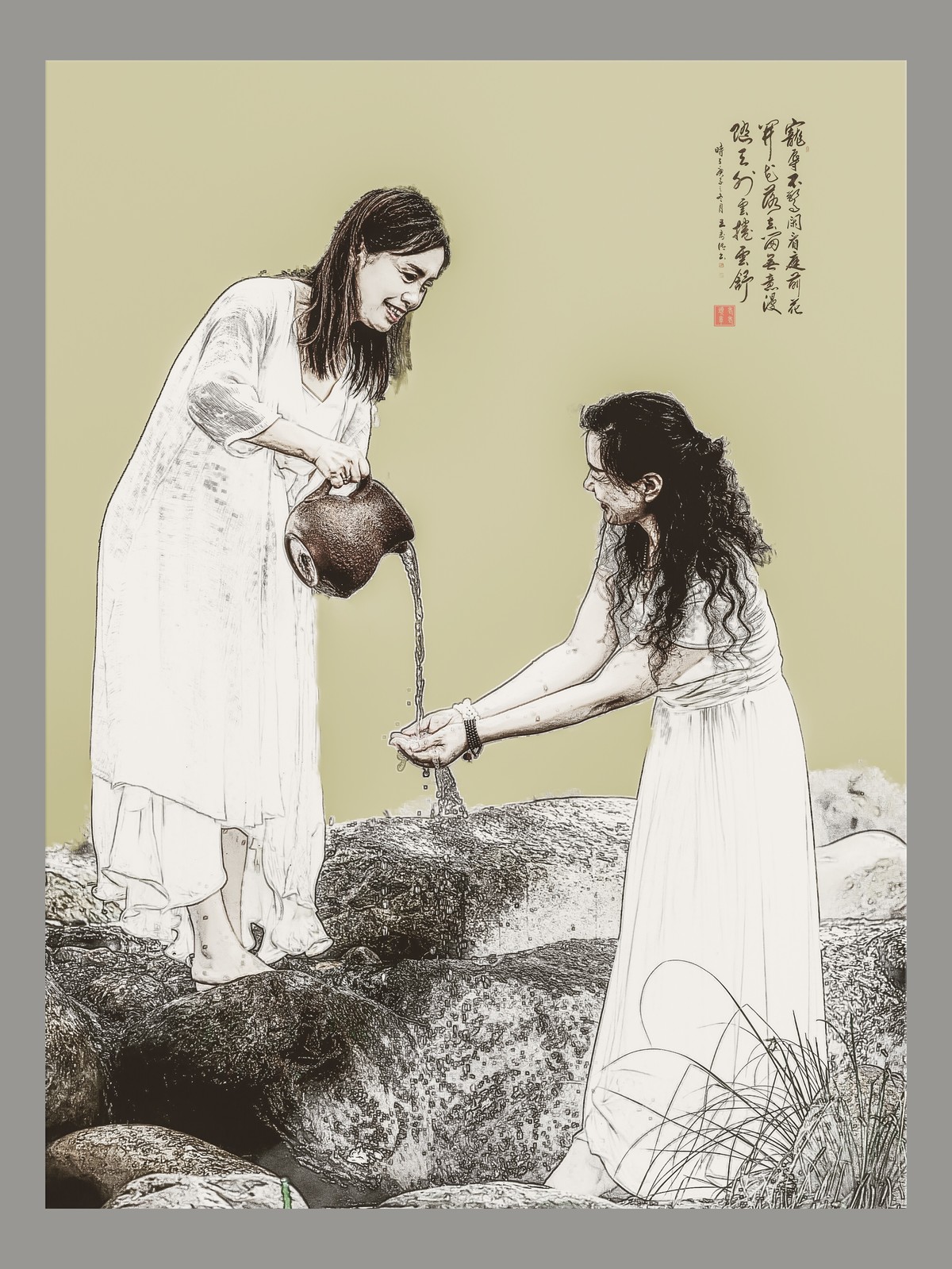 学做工笔画效果（续）