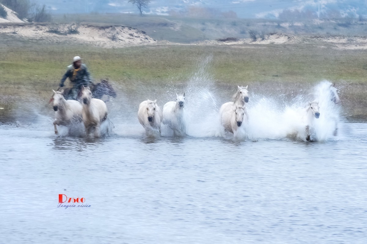 慢门 飞马踏水（3）