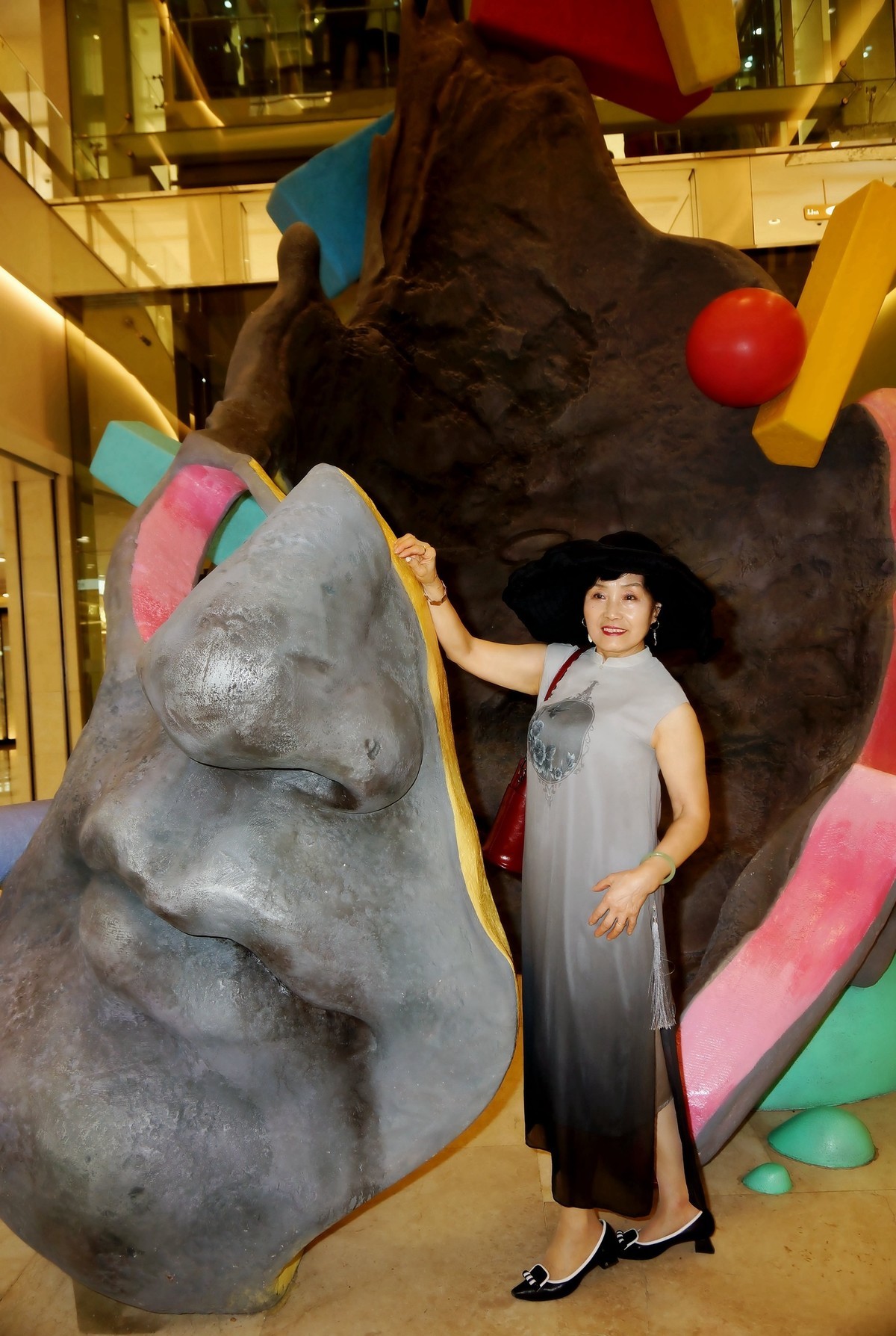 室内环境人像---K11商场休闲美女！