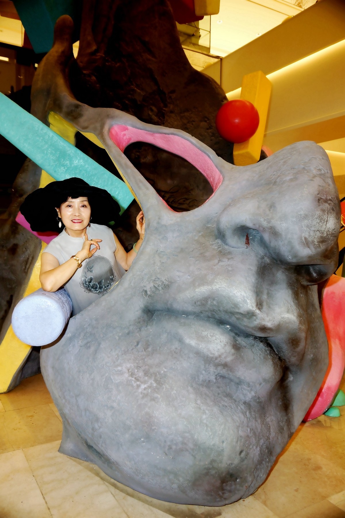 室内环境人像---K11商场休闲美女！