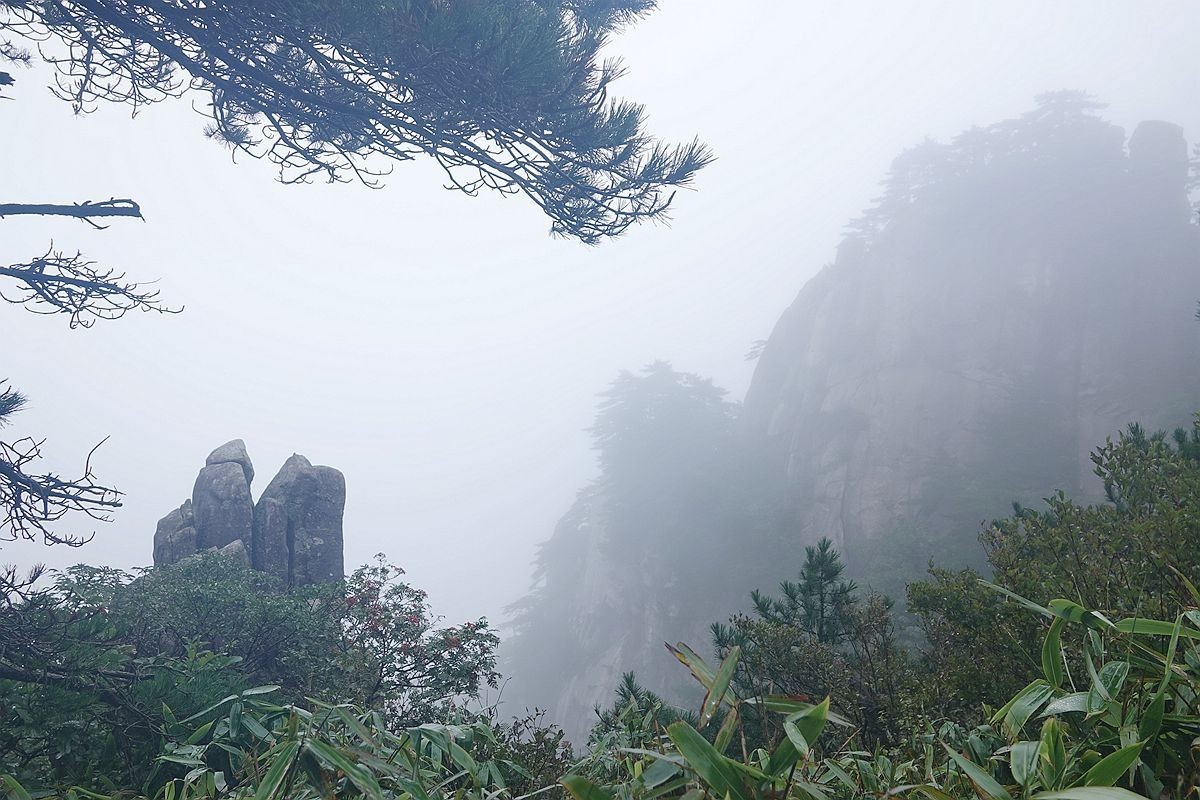 大别山雨中景色（2）
