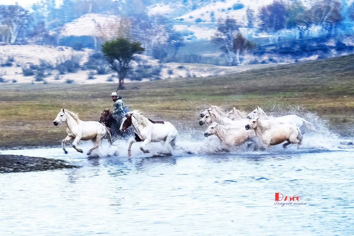 慢门 飞马踏水（3）