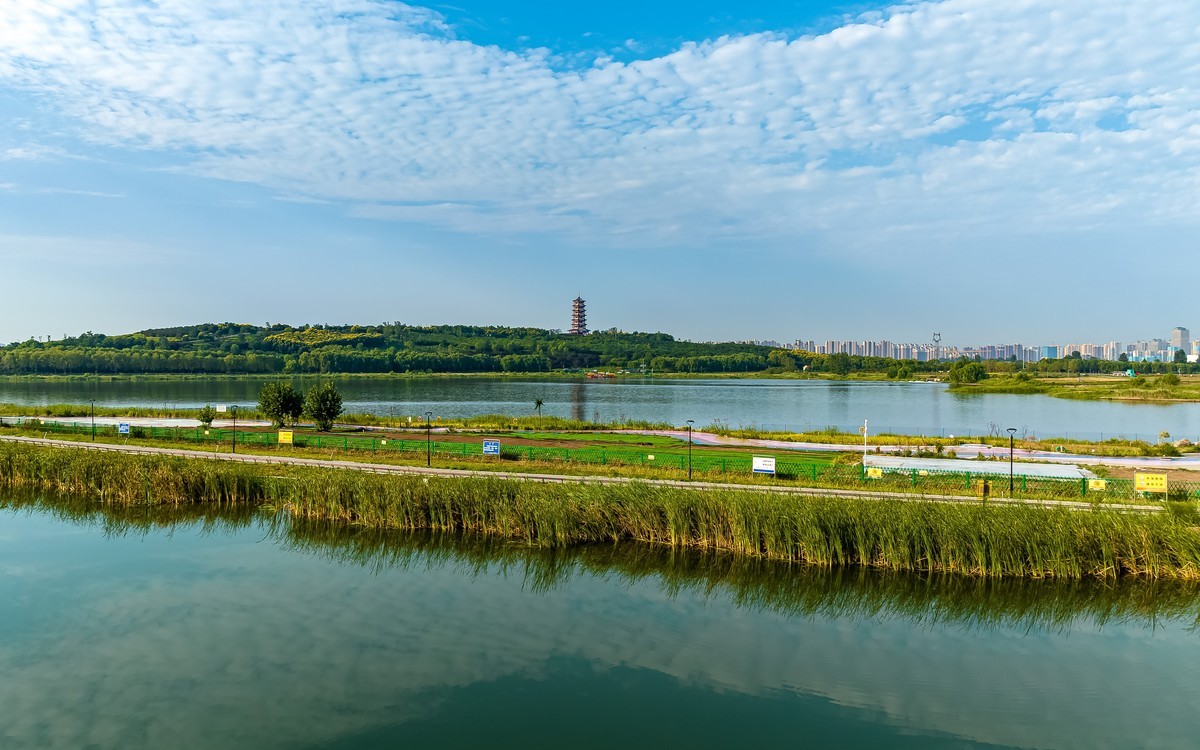 城市风景——滹沱河两岸