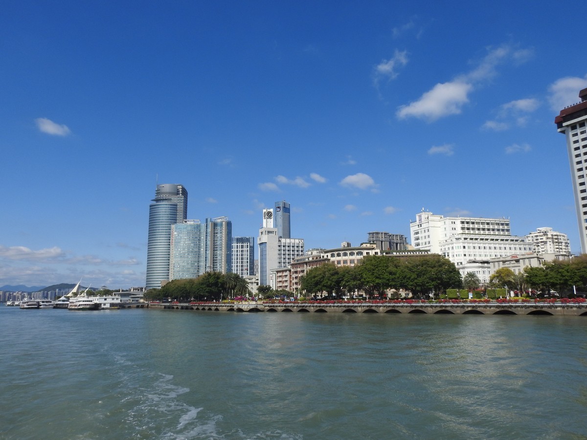 美丽厦门郊外早晨海边朝霞风光摄影77