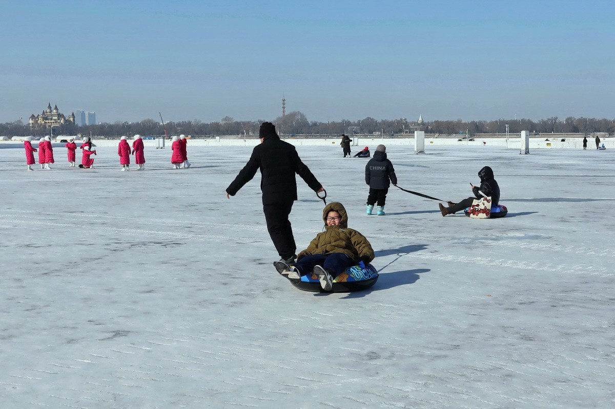 冬日江面上    2