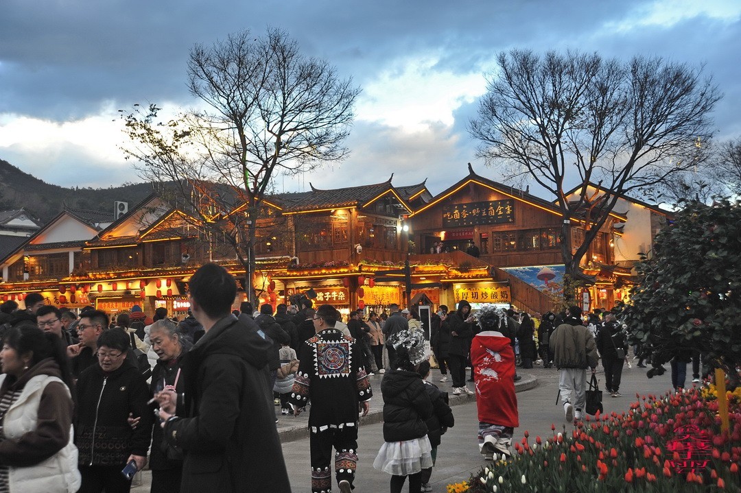 25年春节云南丽江夜景（一）