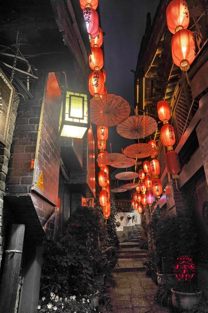 25年春节云南丽江夜景（一）