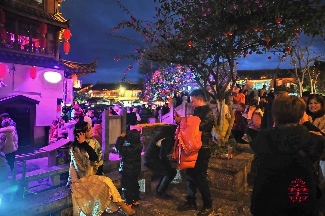 25年春节云南丽江夜景（一）