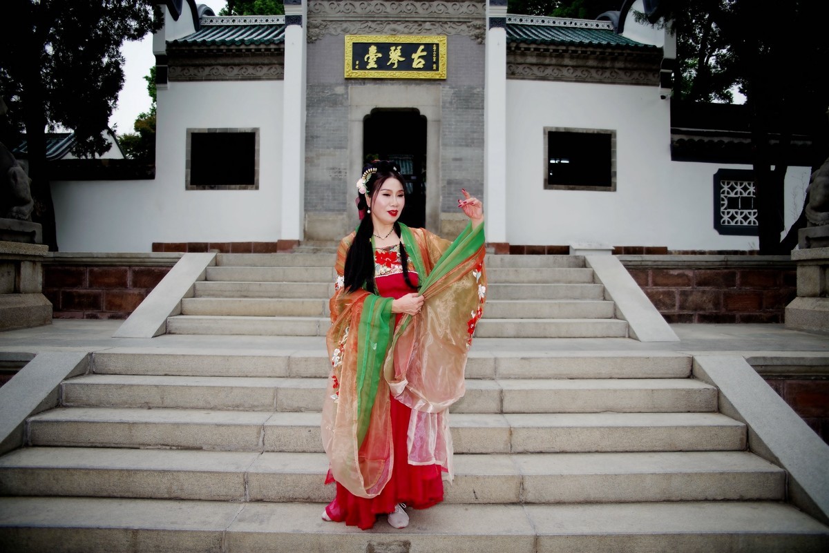 环境人像---古琴台美女！