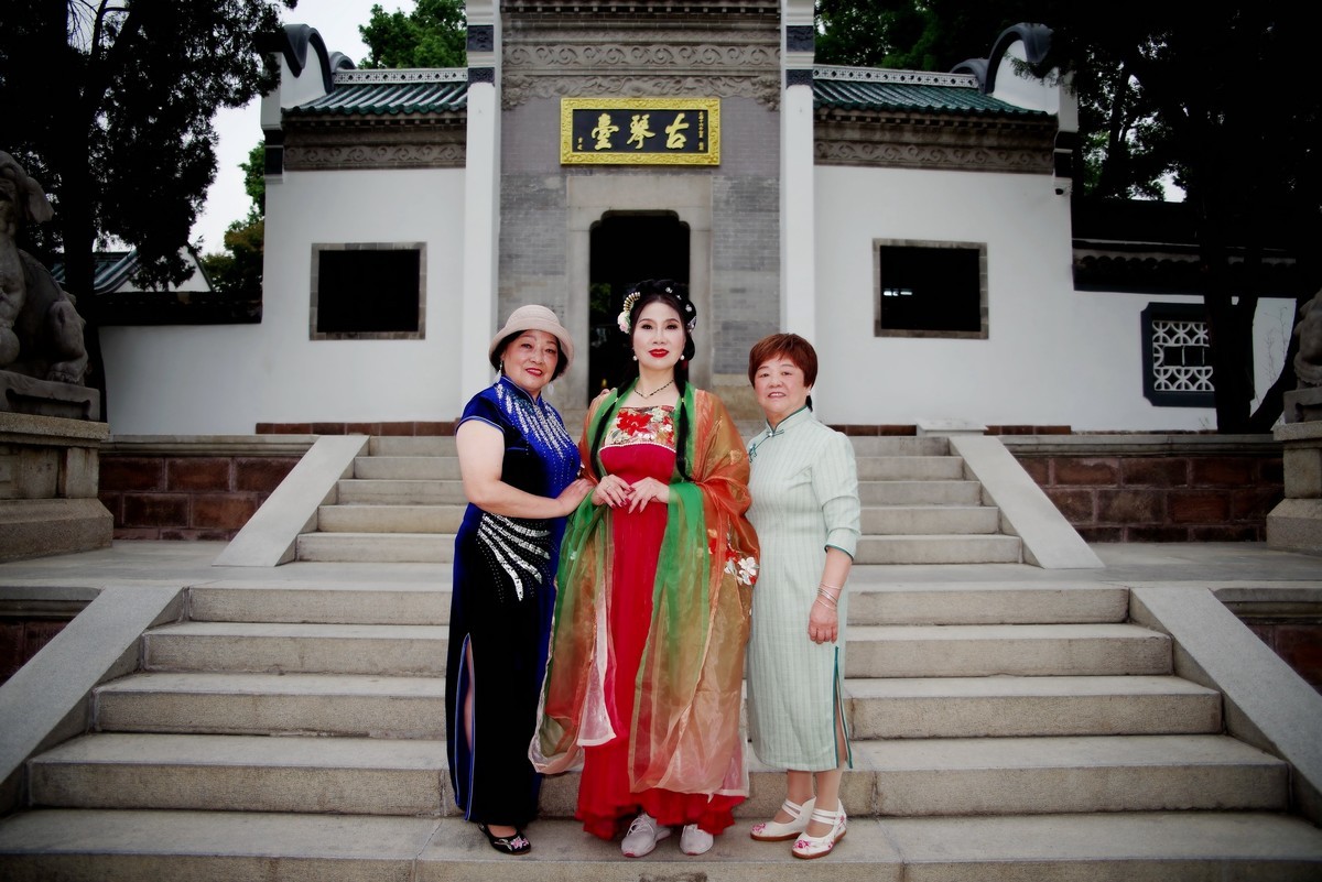 环境人像---古琴台美女！