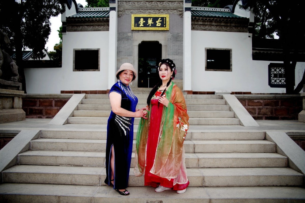 环境人像---古琴台美女！