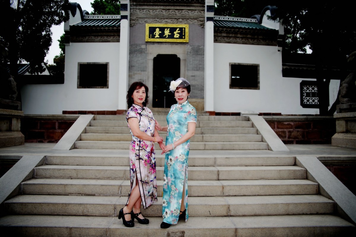 环境人像---古琴台美女！