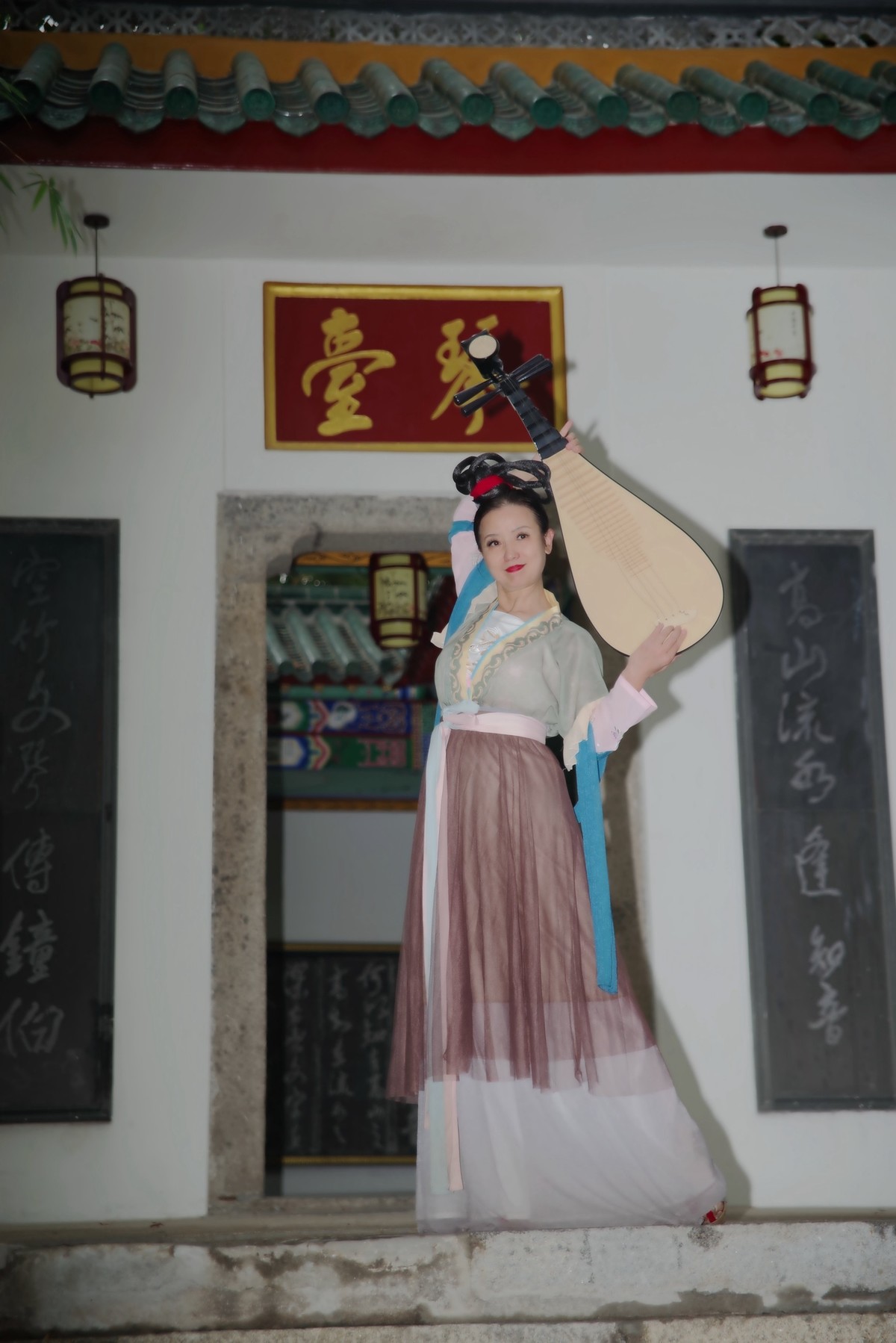 环境人像---古琴台美女！