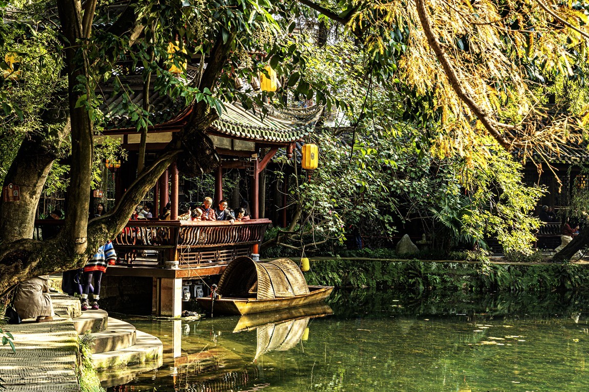 四川成都--崇州--罨画池秋色【7】