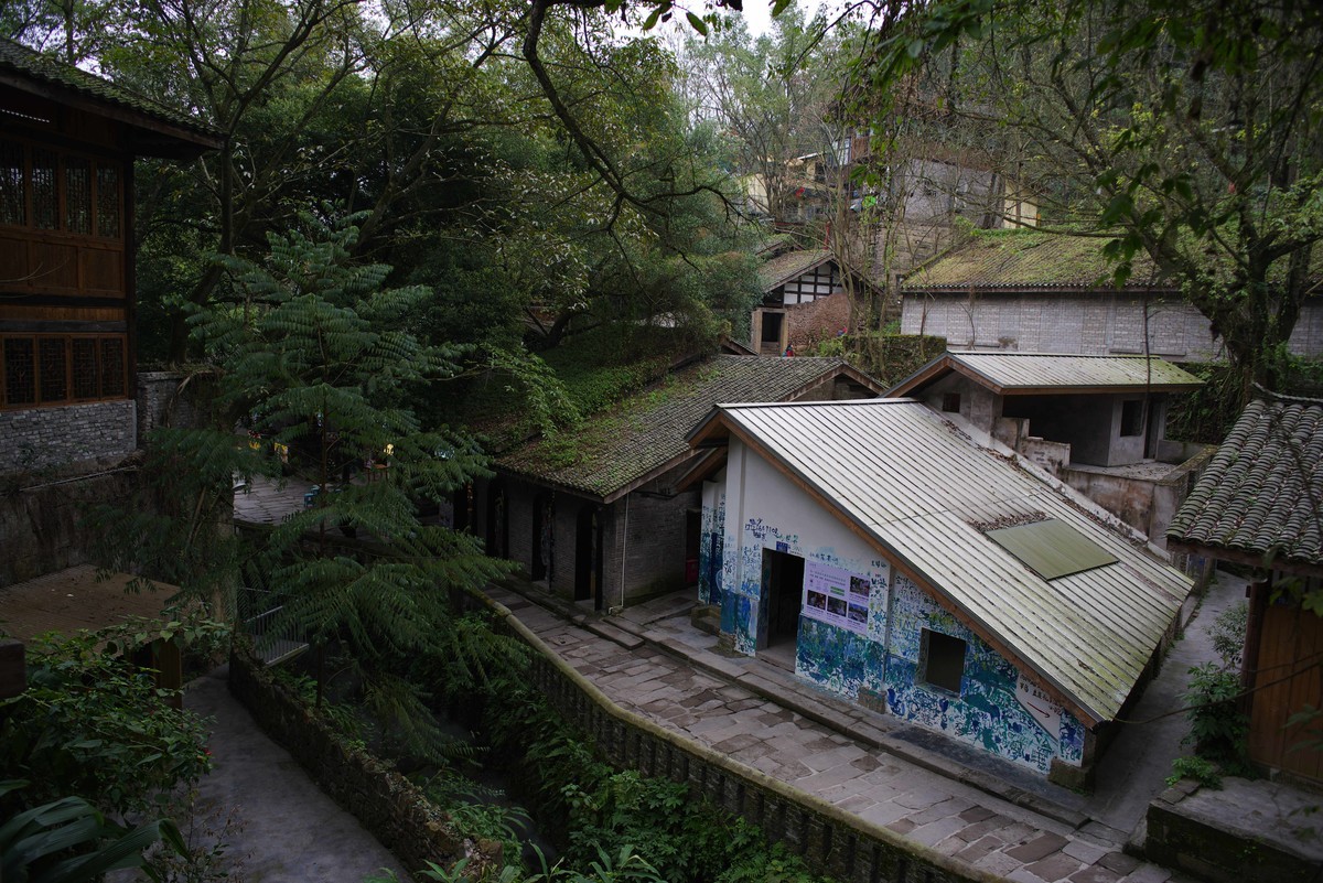 嘉陵江畔金刚碑老街