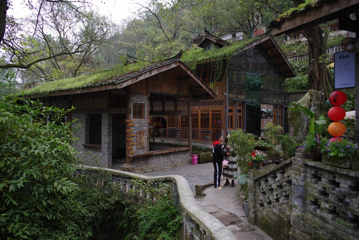 嘉陵江畔金刚碑老街