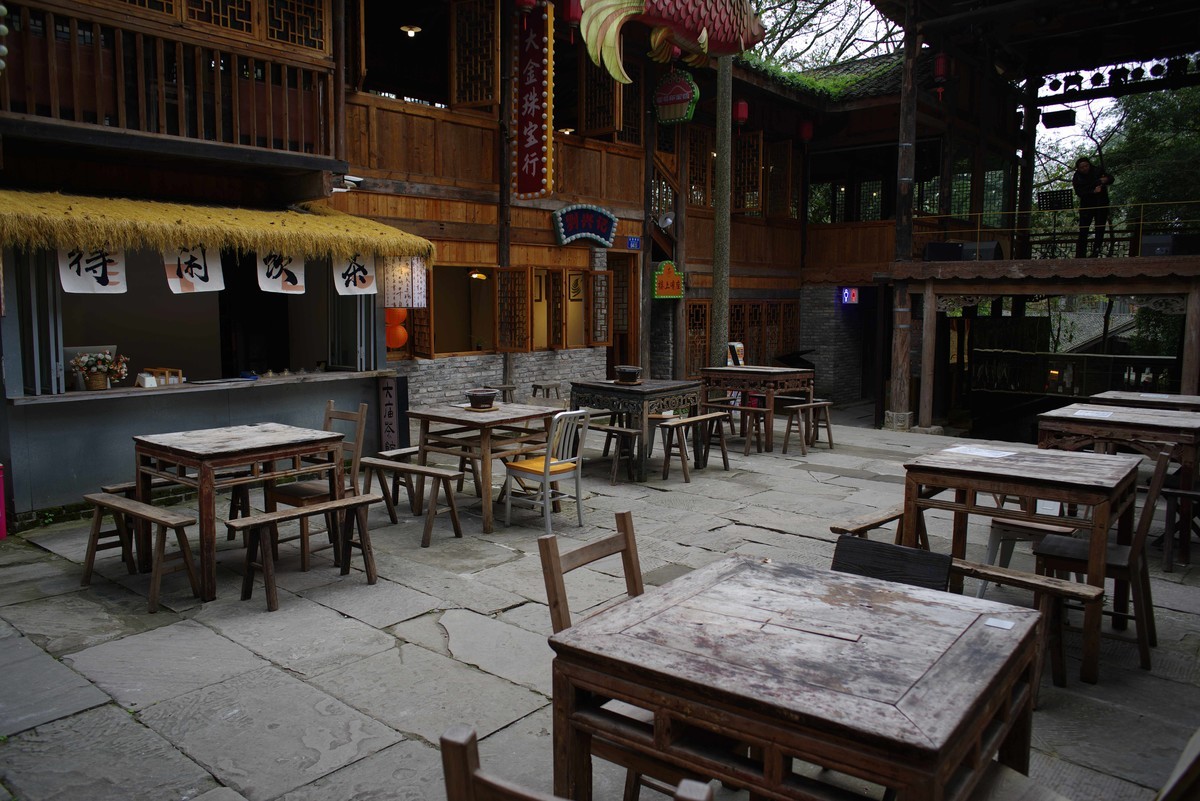 嘉陵江畔金刚碑老街