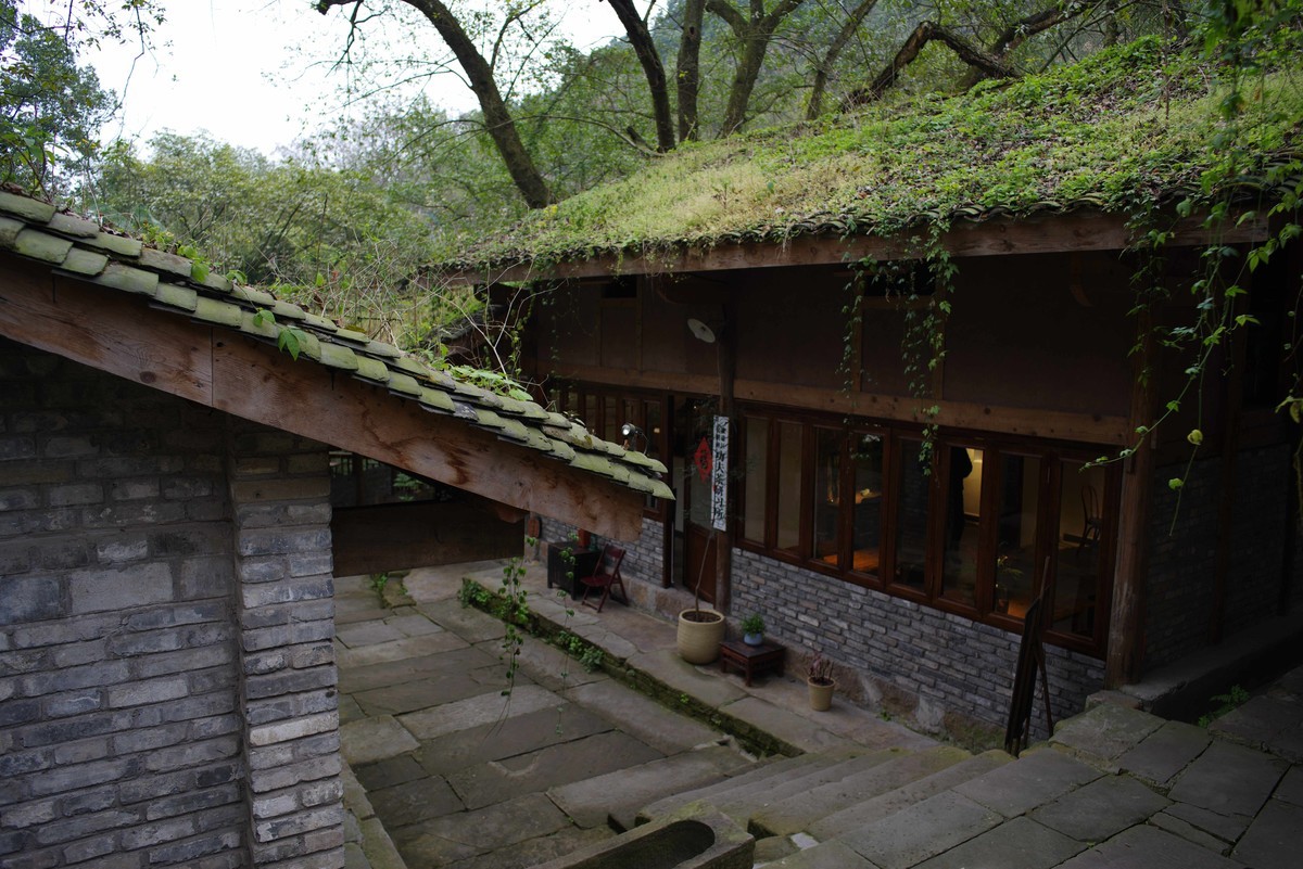 嘉陵江畔金刚碑老街