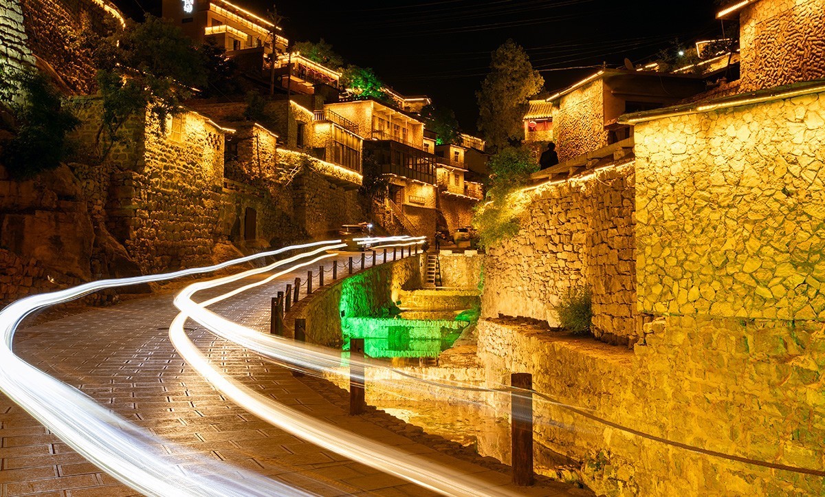 太行明珠大洼村夜景