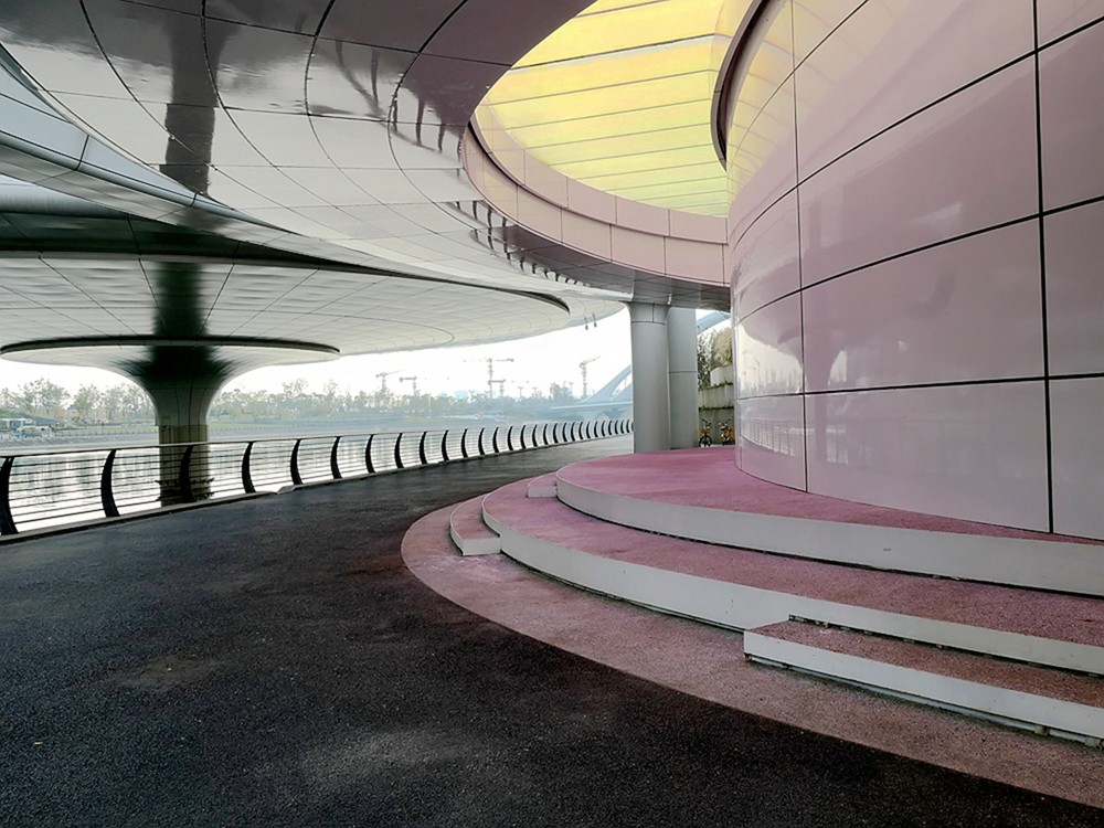 成都锦江上的一座网红挢一《交子人行桥》