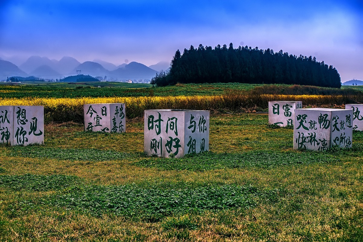 罗平油菜花观赏地