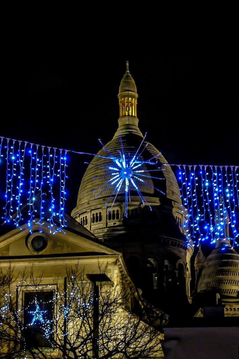 夜摄“Monmartre圣心教堂”（巴黎）