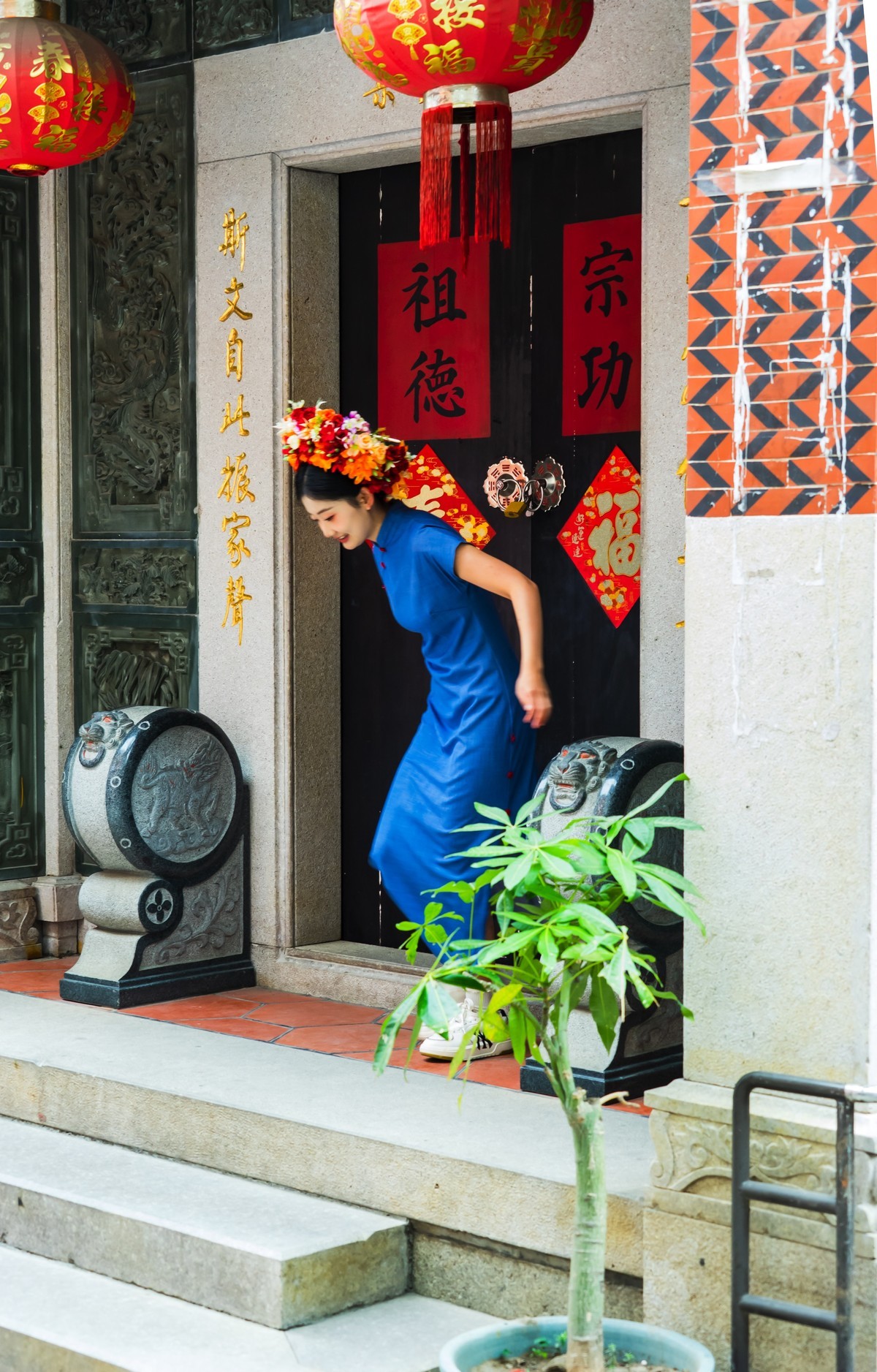 泉州浔埔簪花女