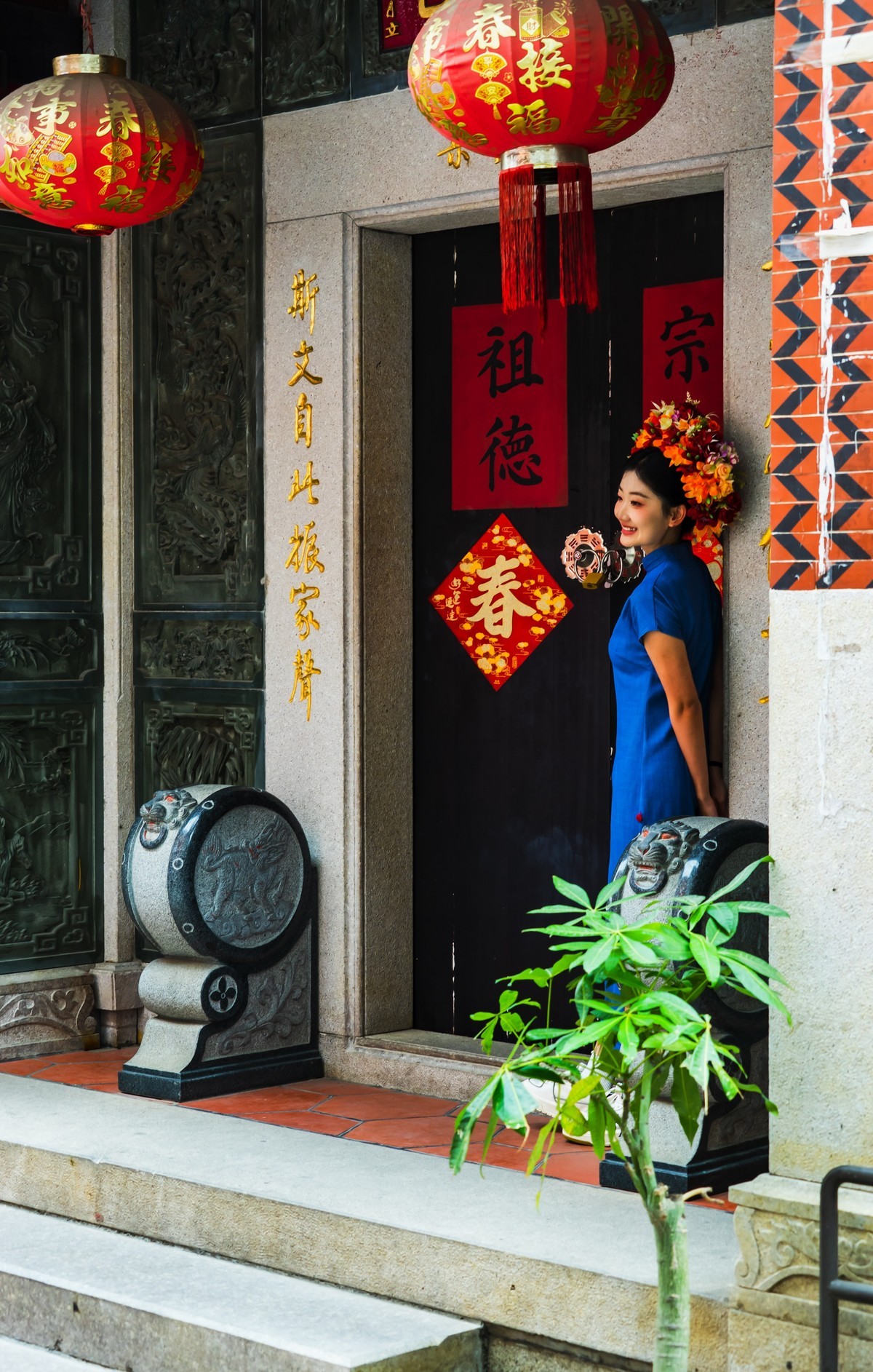 泉州浔埔簪花女