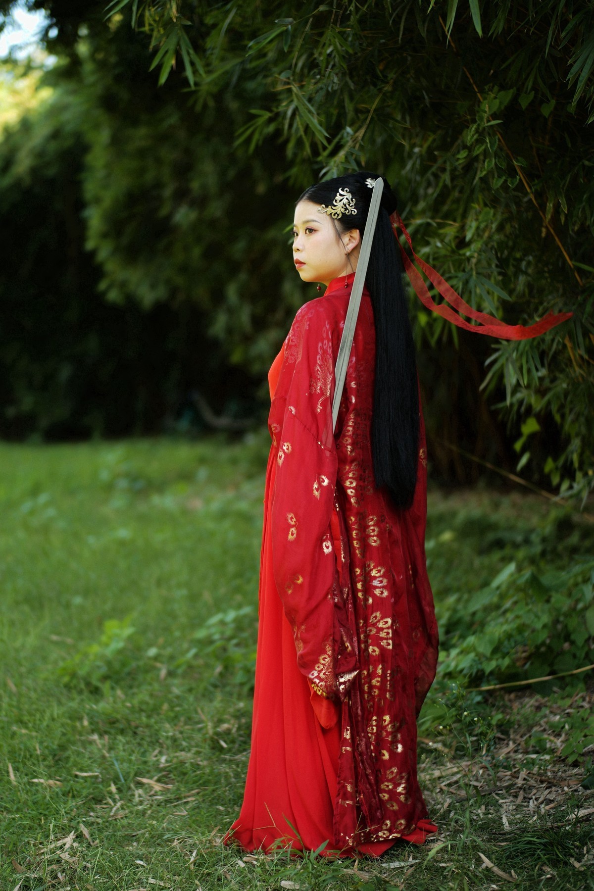 成都龙潭水乡拍古装美女(3)