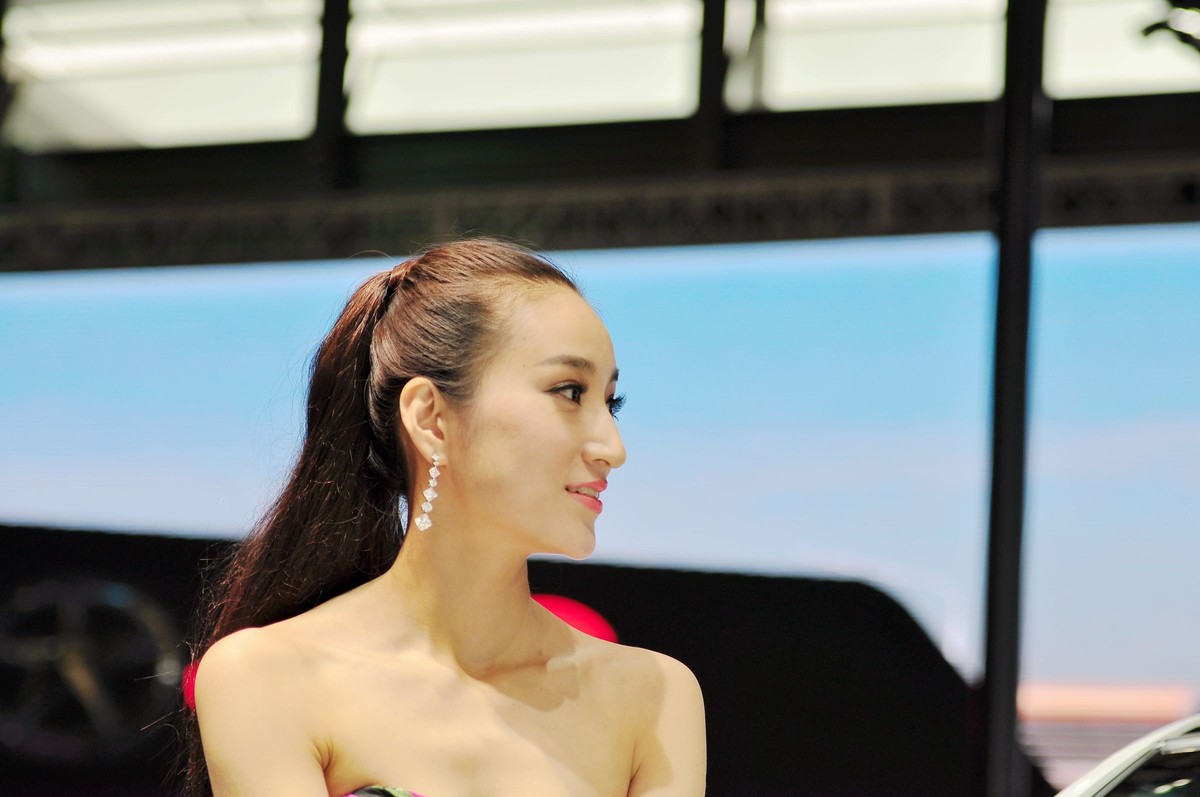 一组十年前d907020028原片直出上海车展合肥模特六