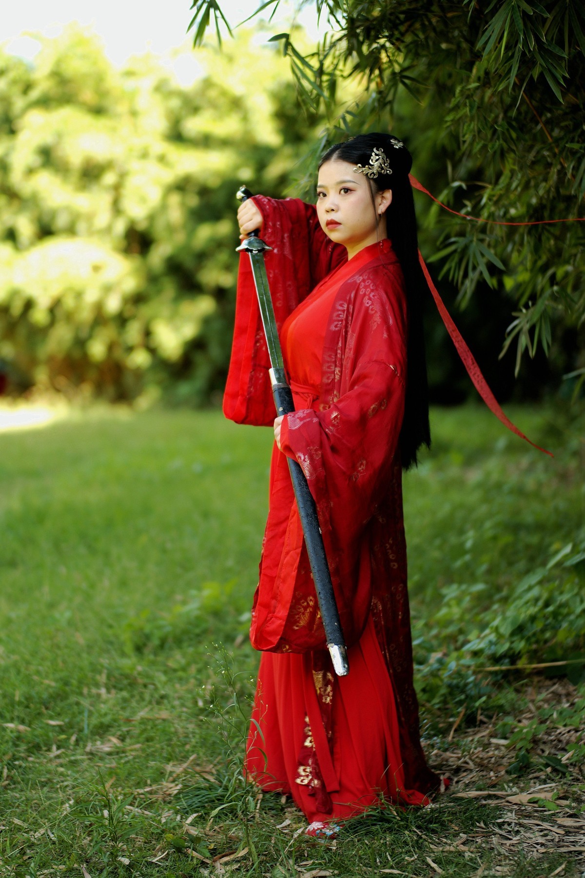 成都龙潭水乡拍古装美女(3)