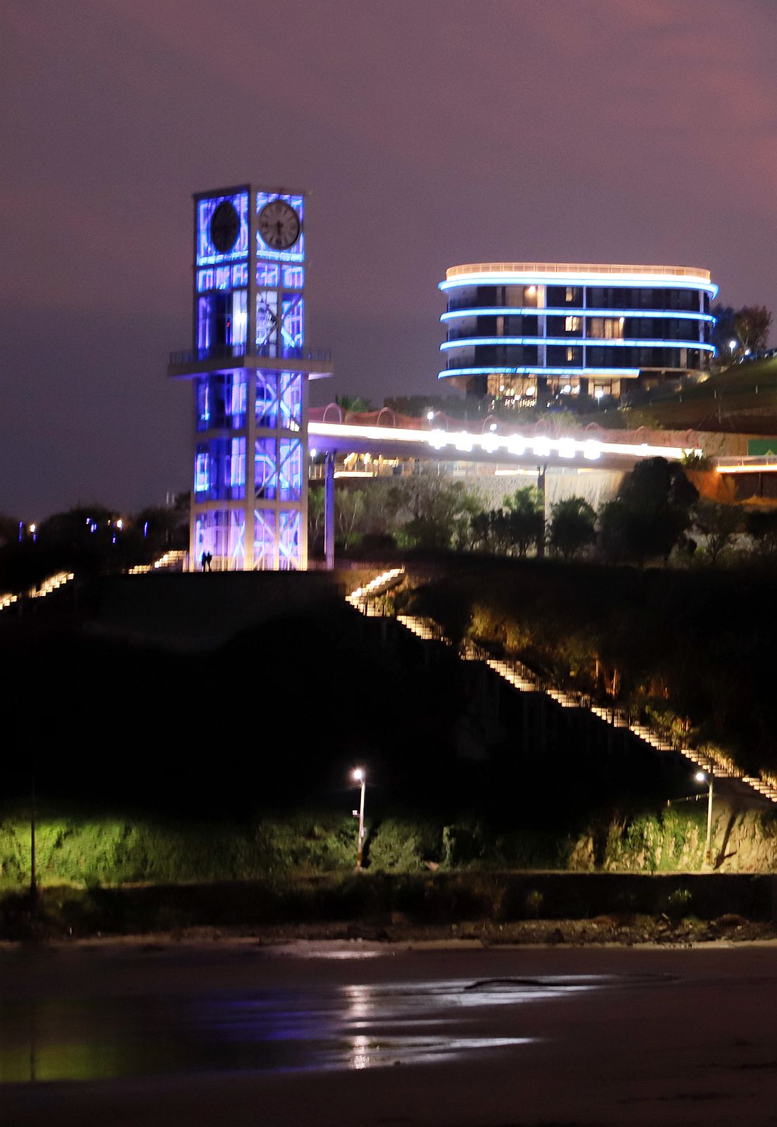 苍南月亮湾夜景