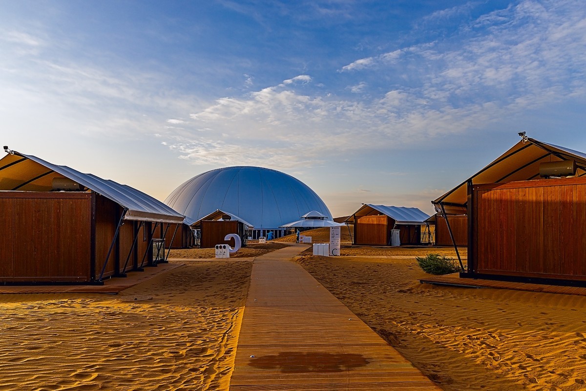 旅游记录宁夏中卫沙坡头沙漠星星酒店