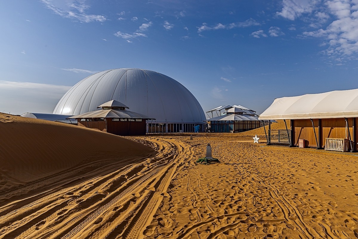 旅游记录宁夏中卫沙坡头沙漠星星酒店