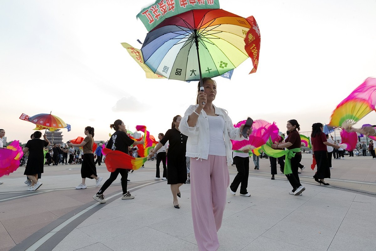 山西临县伞头秧歌--非遗