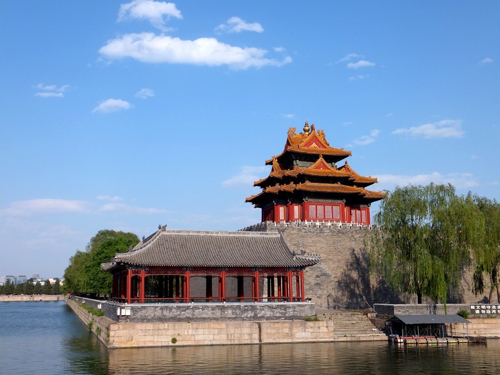 北海、景山与故宫角楼