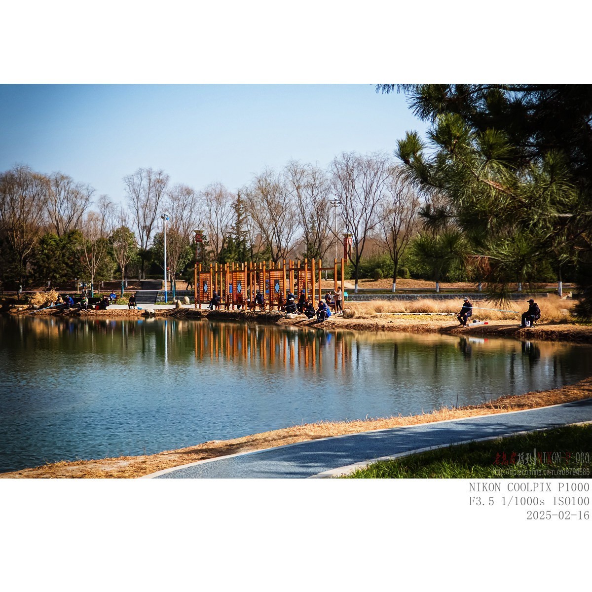 南山下，渭河边，冬日暖阳