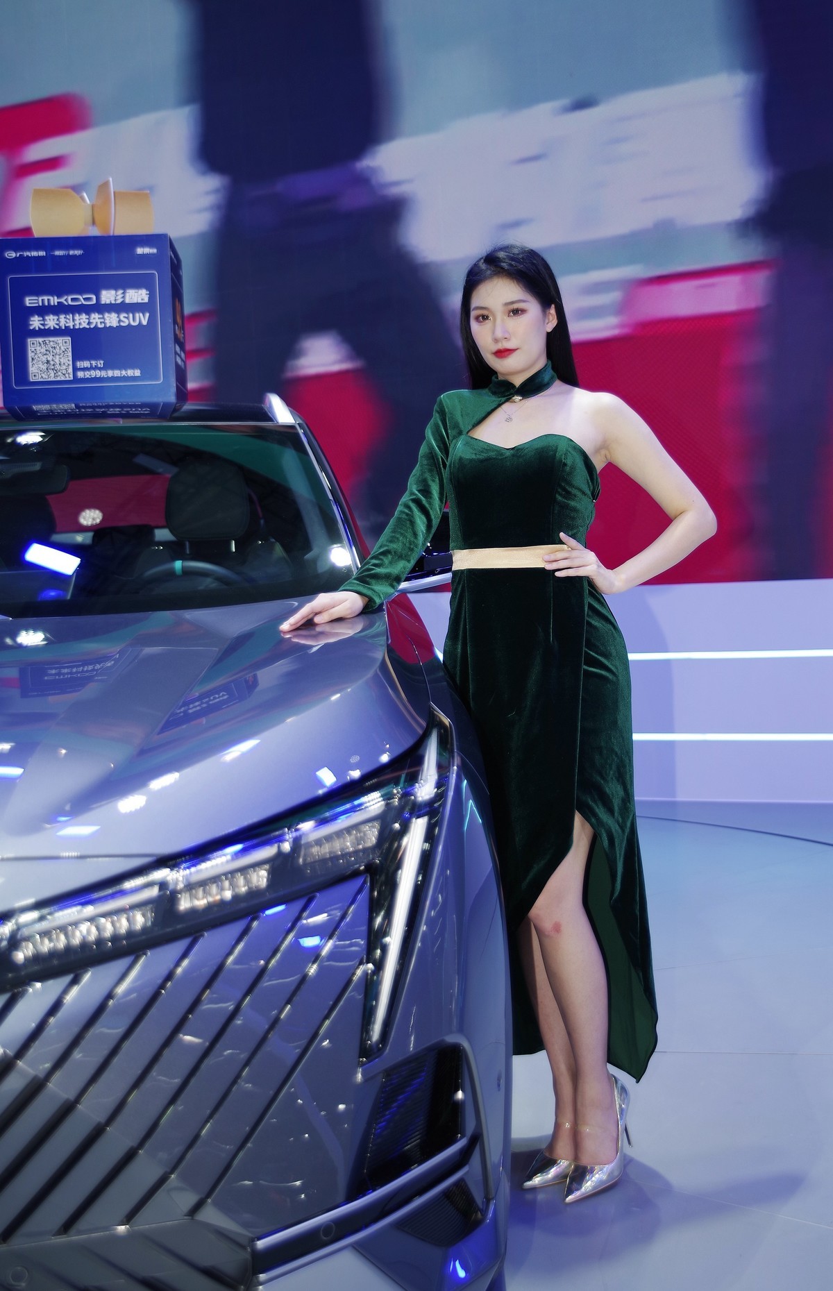 室内人像---车展中的美模！