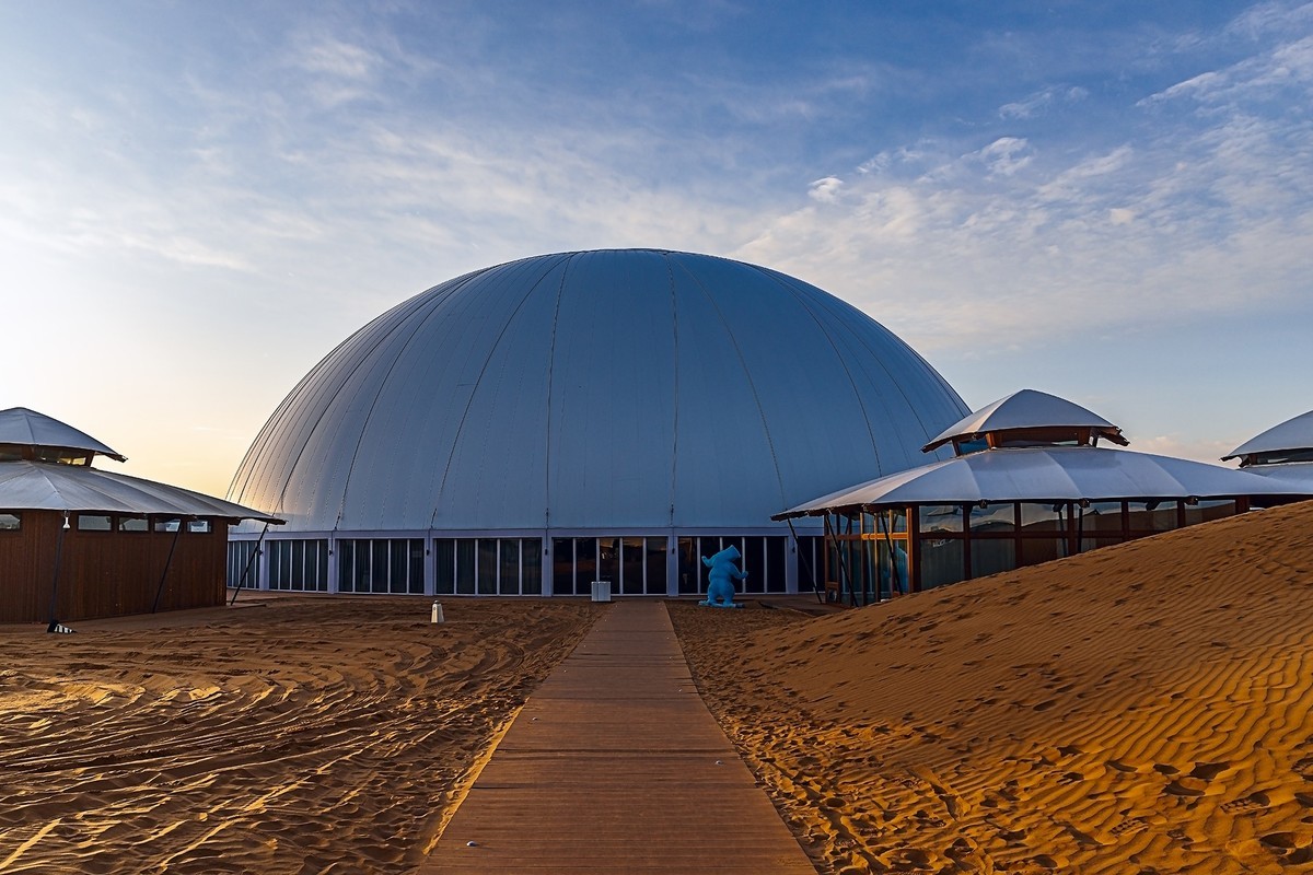 旅游记录宁夏中卫沙坡头沙漠星星酒店