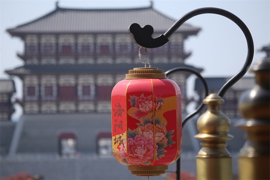 高温下的随唐洛阳城景区印象